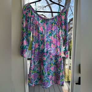 Lilly Pulitzer Lana Skort off the shoulder romper